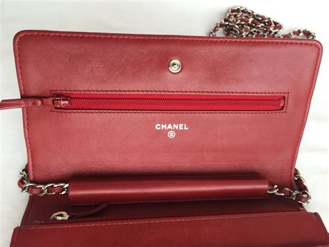 chanel wallet red|chanel wallet original price.